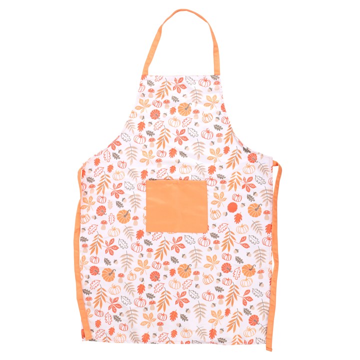 Autumn Leaves and Pumpkin Apron