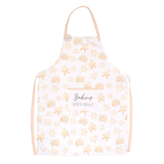 Baking Spirits Bright Gingerbread Bakery Apron