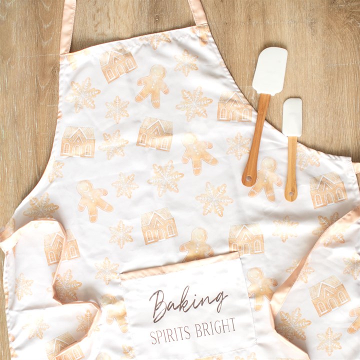 Baking Spirits Bright Gingerbread Bakery Apron