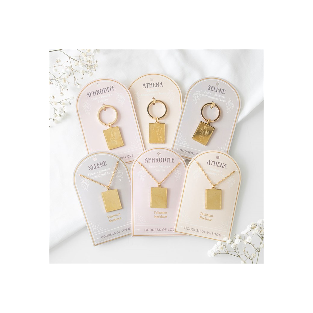Athena Goddess Talisman Keyring