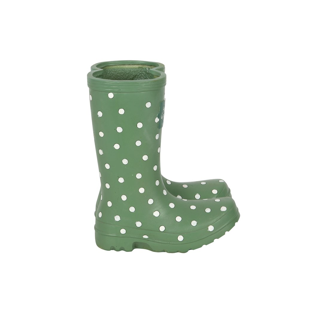 Light Green Welly Boot Planter