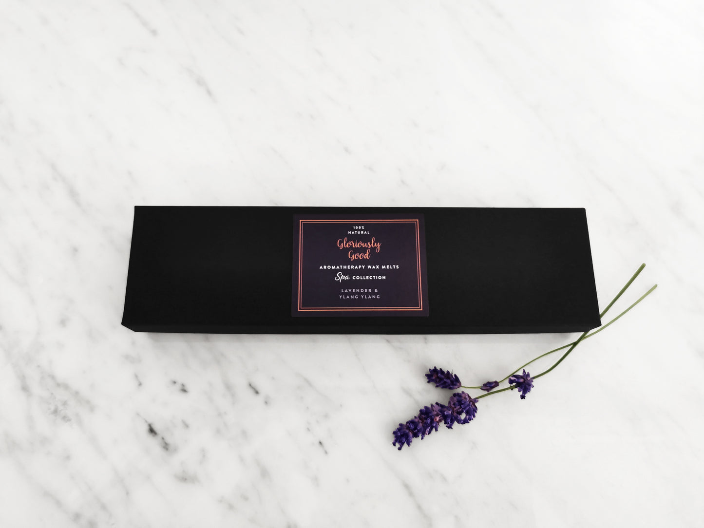 Lavender & Ylang Ylang Aromatherapy Naturally Scented Wax Melts with Lavender petals