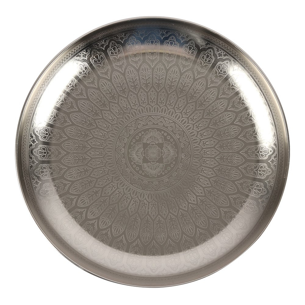 Silver Tone Decorative Ornament Tray