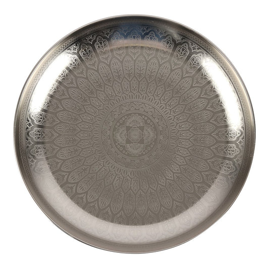 Silver Tone Decorative Ornament Tray
