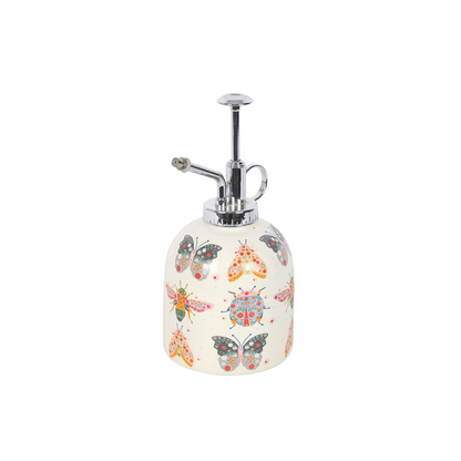 Floral Bug Print Ceramic Plant Mister