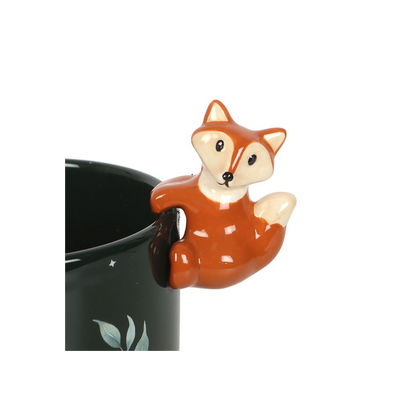 Green Forest Plant Pot with Fox