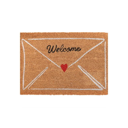 Natural Love Letter Valentine's Day Doormat