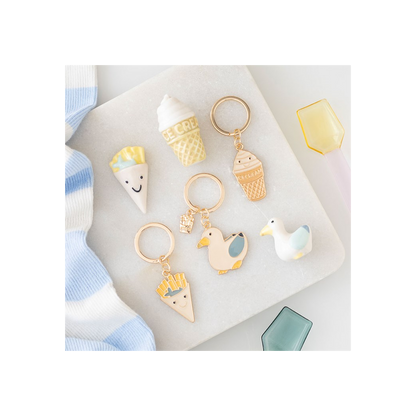 Ice Cream Cone Keyring
