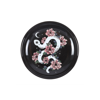 Floral Snake Trinket Dish