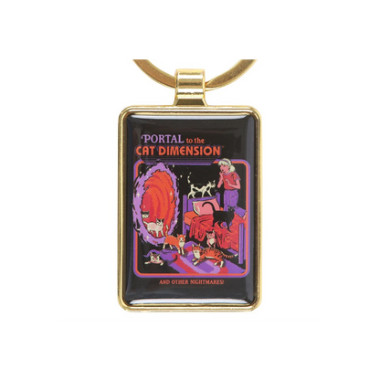 The Cat Dimension Keyring by Steven Rhodes