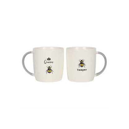 Queen Bee and Bee Keeper Mug Set