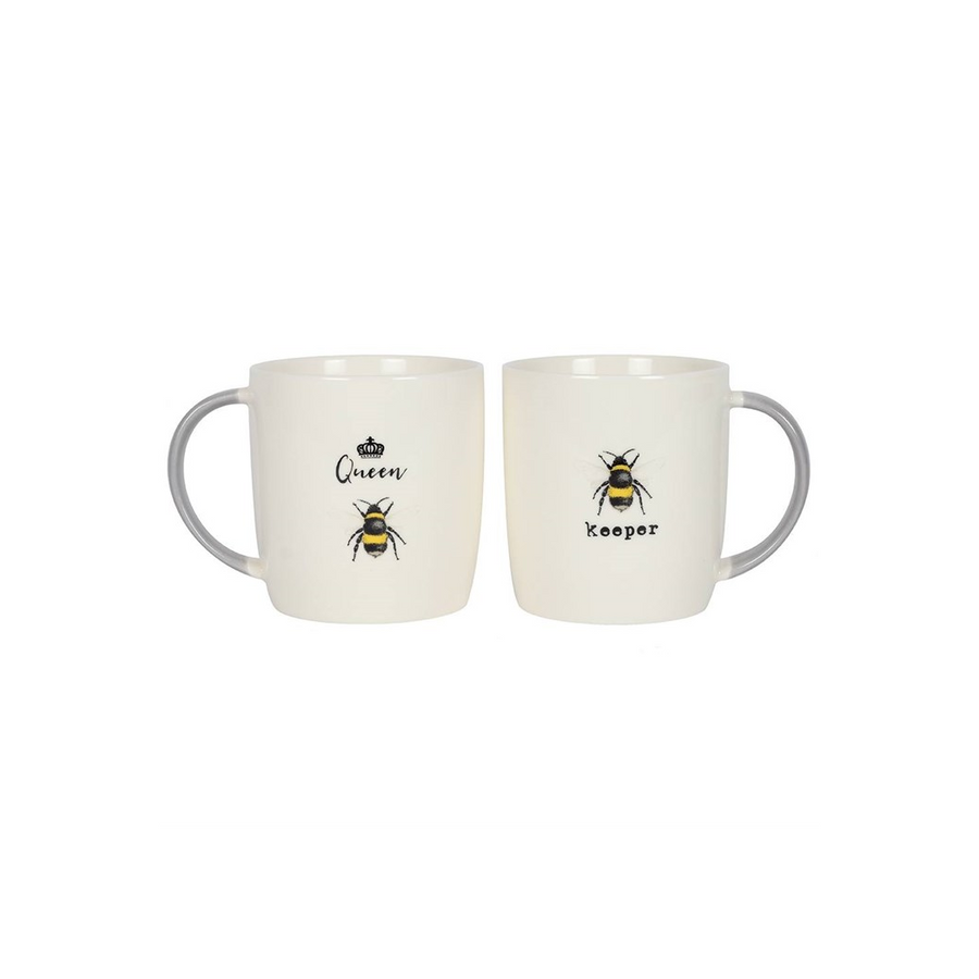 Queen Bee and Bee Keeper Mug Set