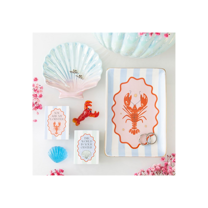 Striped Lobster Trinket Dish