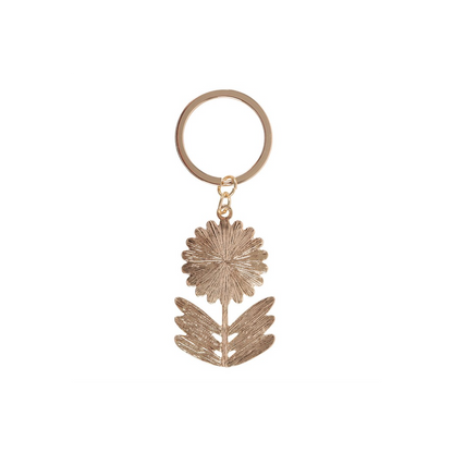 No Rain, No Flowers Keyring