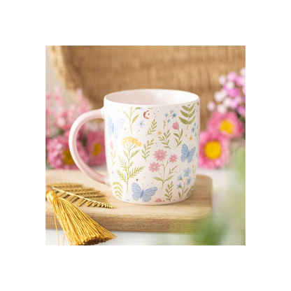 Luna Bloom Floral Print Mug