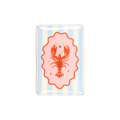 Striped Lobster Trinket Dish