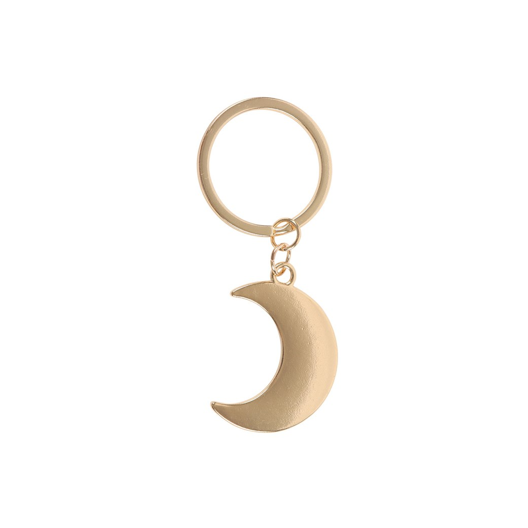 Crescent moon keyring 4