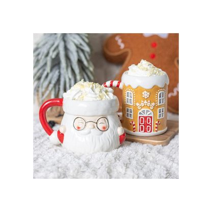 Santa Claus Shaped Mug