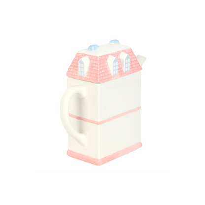Pastel House Shaped Teapot