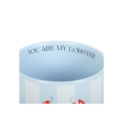 You Are My Lobster Striped Mug