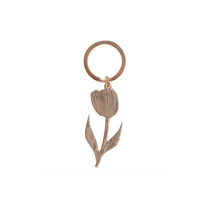 Yellow Tulip Keyring