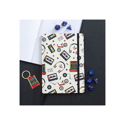 Retro 80s Print A5 Notebook