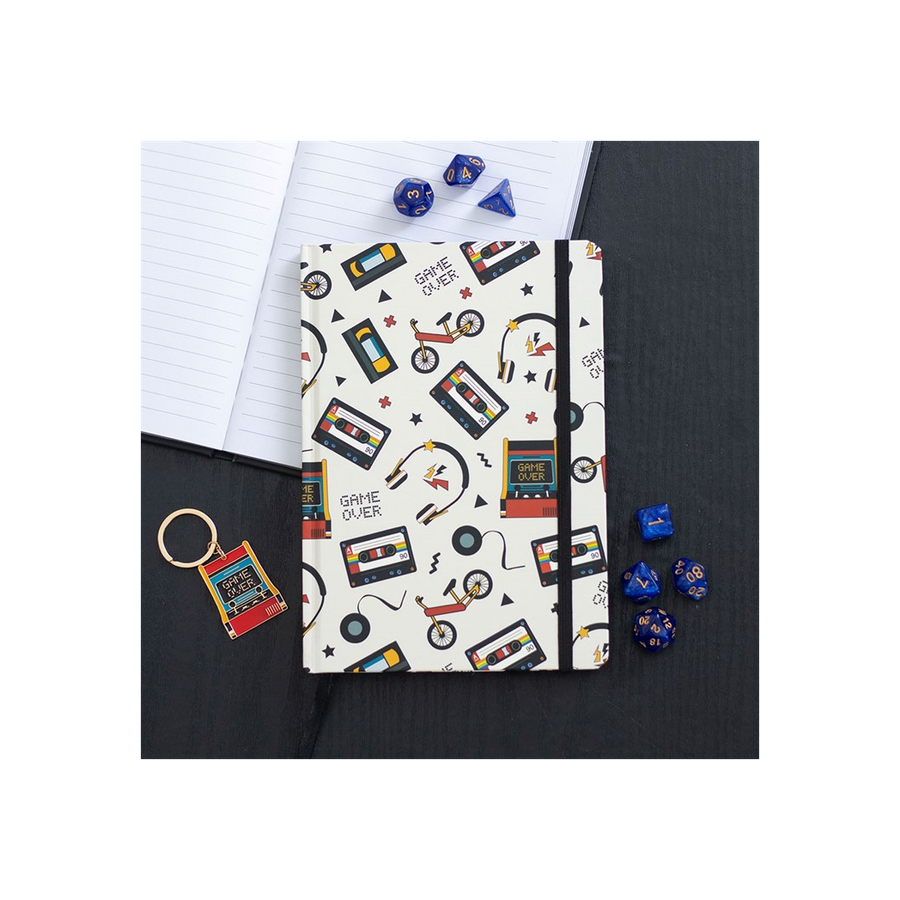 Retro 80s Print A5 Notebook