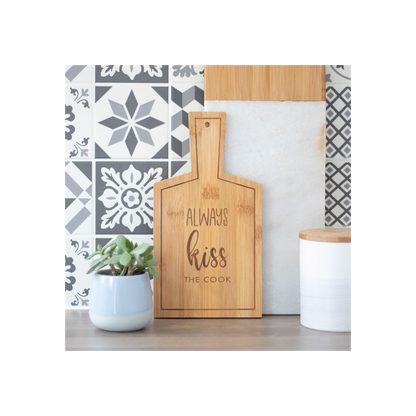 Kiss the Cook Bamboo Serving Board