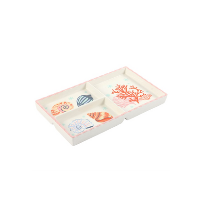 Pastel Shell and Coral Trinket Tray