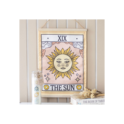 The Sun Vintage Tarot Wall Hanging