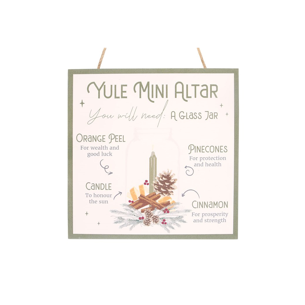 Yule altar hanging sign – photo 3