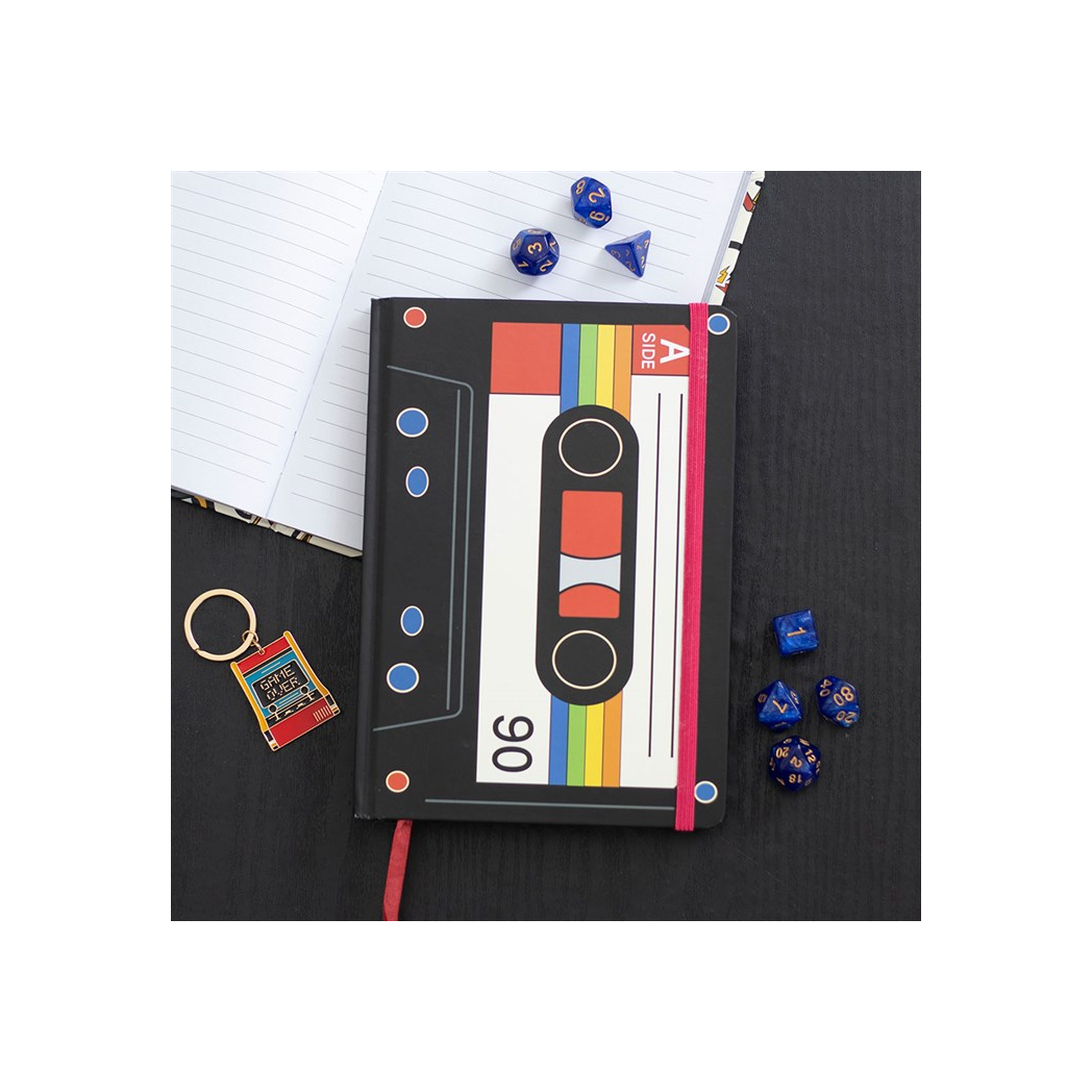 Retro Cassette Tape A5 Notebook
