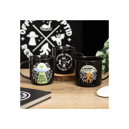 Bigfoot Search Team Enamel Mug