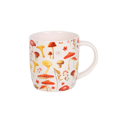 All Over Mushroom Print Mug