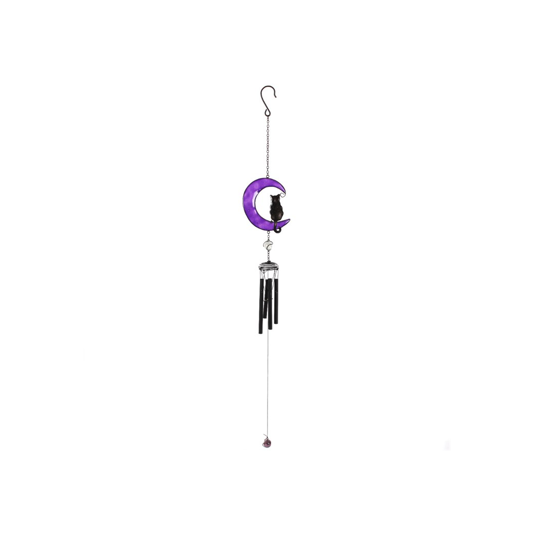 Black cat windchime