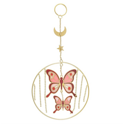 Pink Butterfly Hanging Decoration