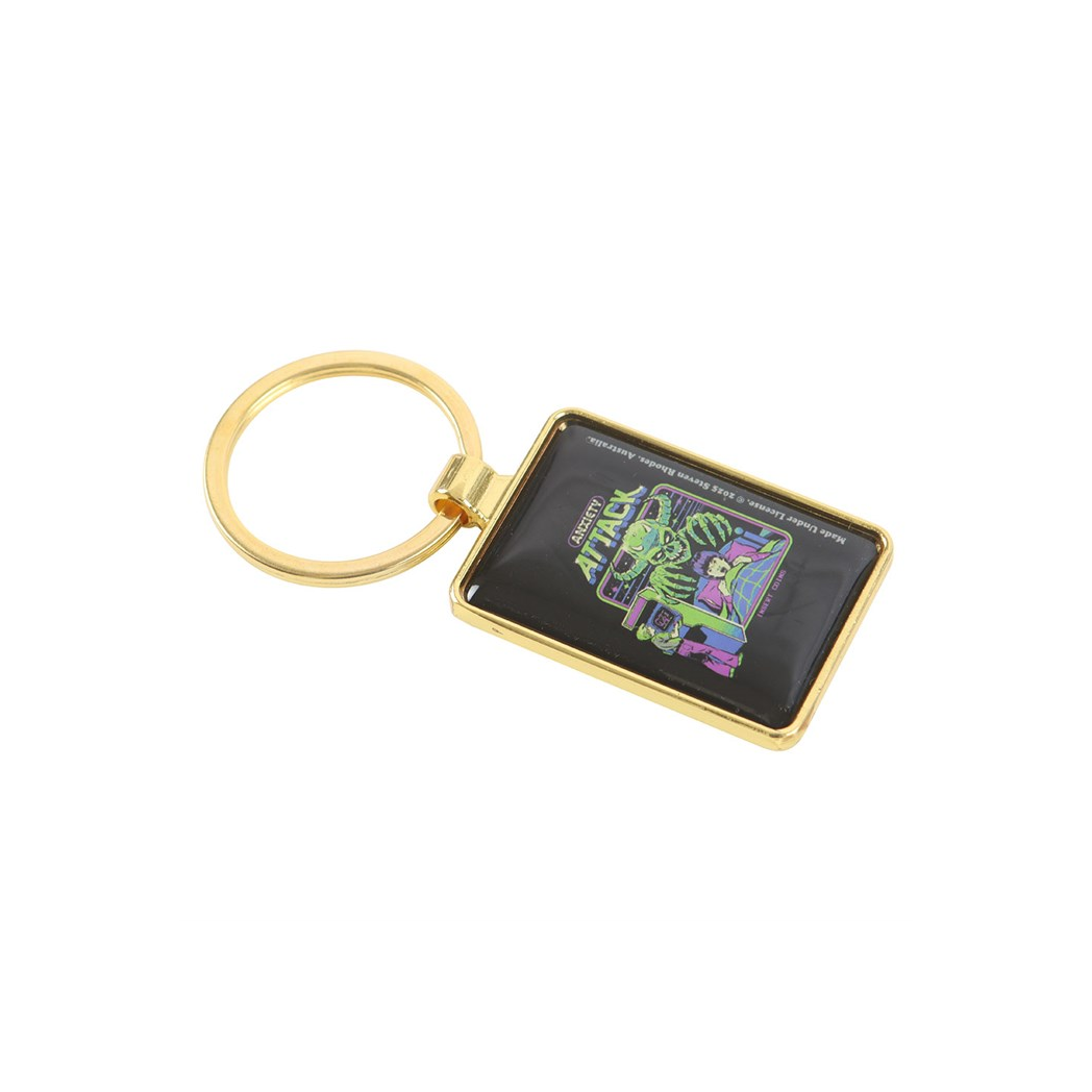 Anxiety Attack Keyring by Steven Rhodes