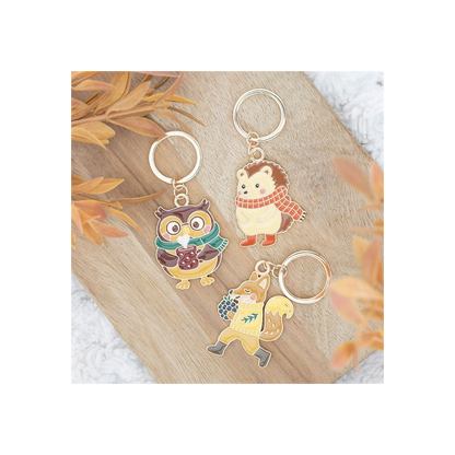 Hazel Hedgehog Keyring
