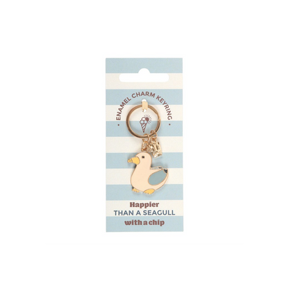 Seagull and Chips Keyring
