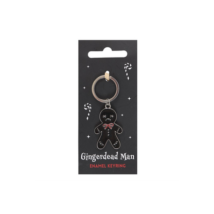 Spooky Gingerbread Man Keyring