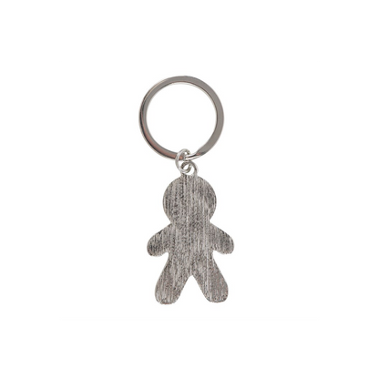 Spooky Gingerbread Man Keyring