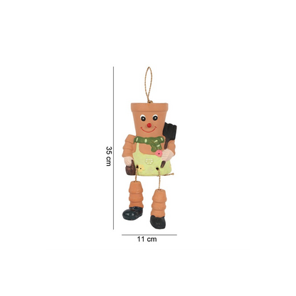 Terracotta Pot Man Planter