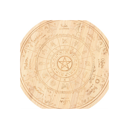 Wheel of the Year Serving Board