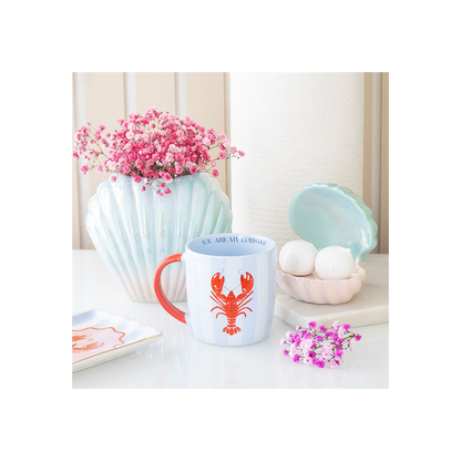 You Are My Lobster Striped Mug