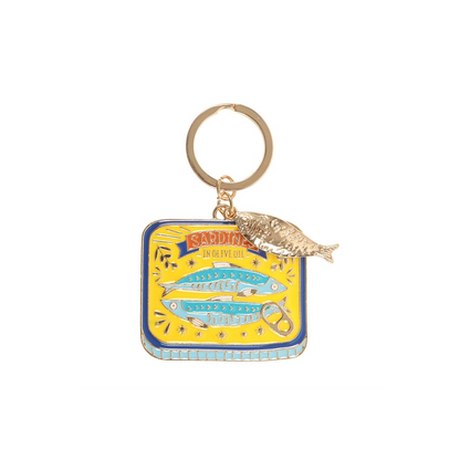 Sardine Tin Keyring