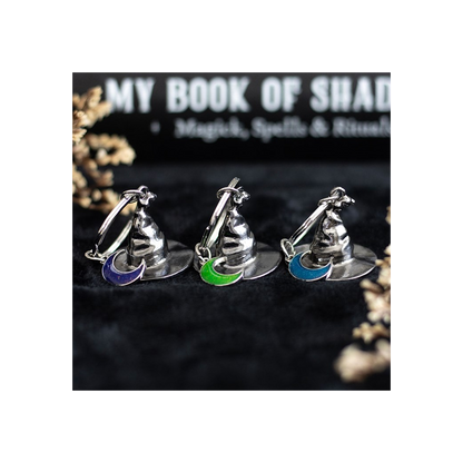 Set of 3 Coven Sisters Witch Hat Keyrings