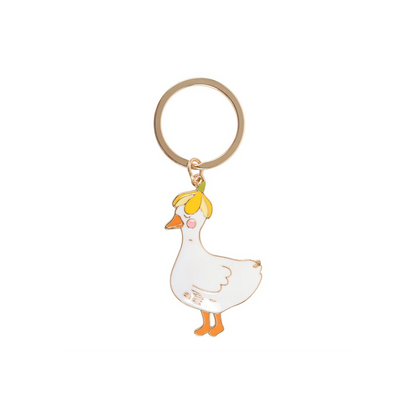 Waddle On Duck Keyring
