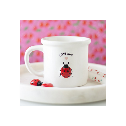 Love Bug Mug with 3D Ladybird