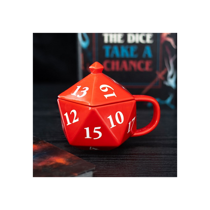 D20 Gaming Dice Shaped Mug