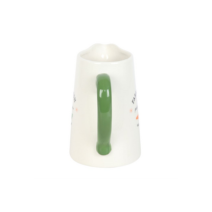 Farm Fresh Carrot Patch Ceramic Flower Jug